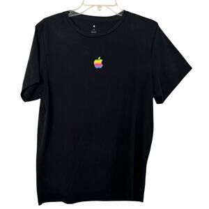 Apple Promo T-Shirt Cotton Size Medium Apple Logo